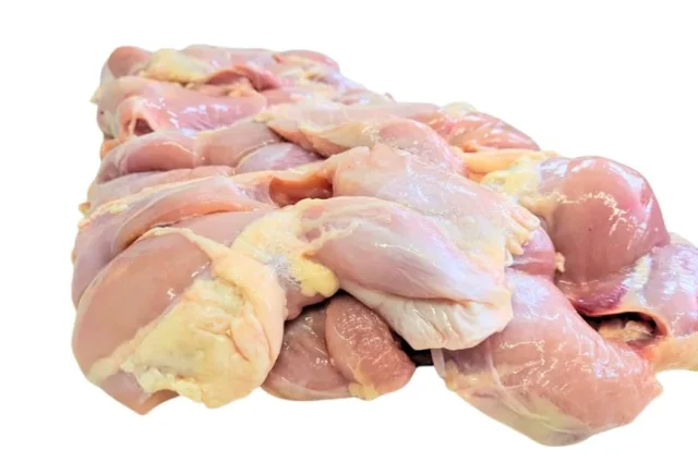 Boneless chicken leg — product reference photograph