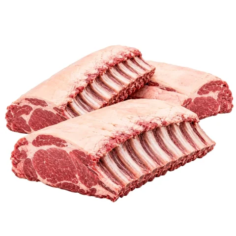 Frozen beef whole rib rack — product reference photograph