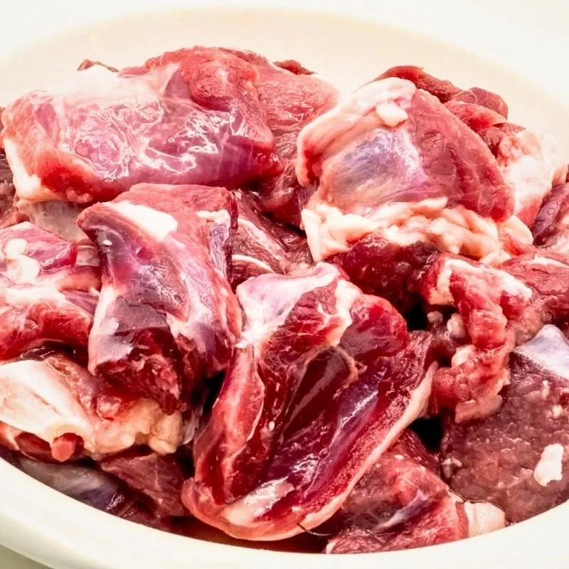 Frozen goat cuts — product reference photograph