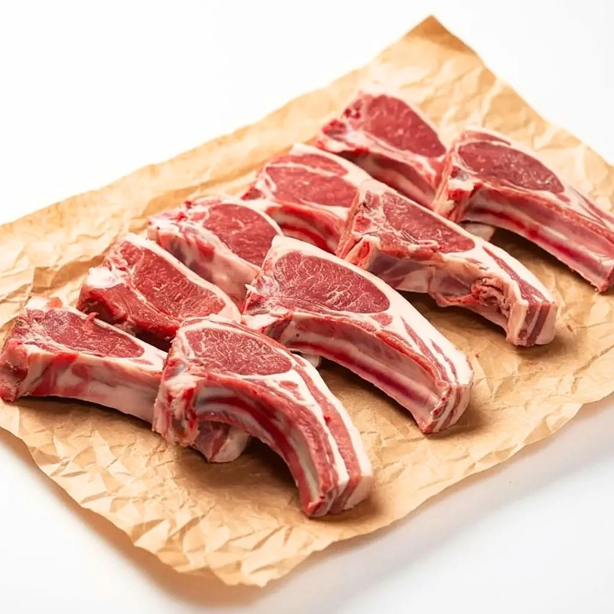 Frozen lamb cuts — product reference photograph