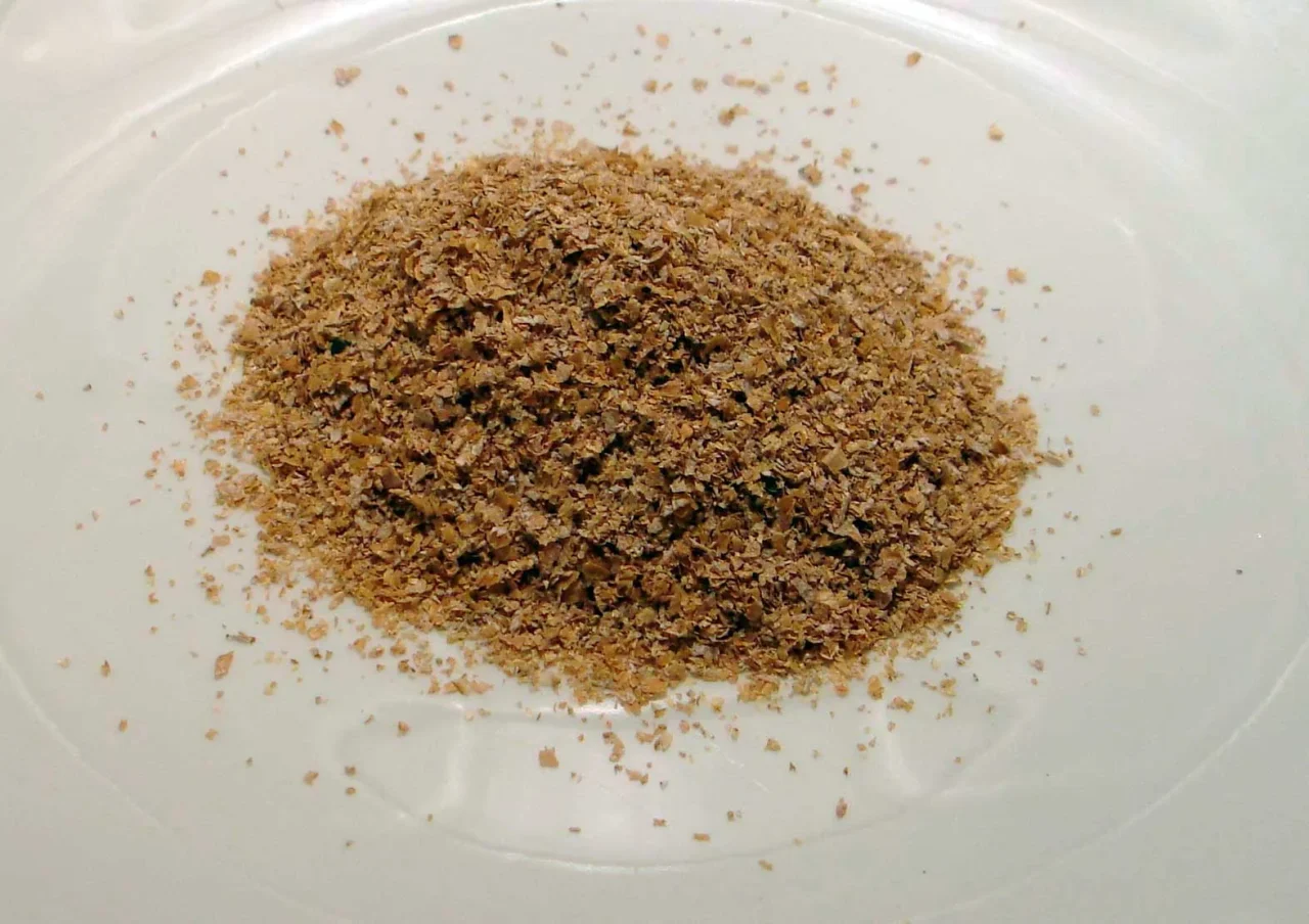 Red wheat bran — product reference photograph
