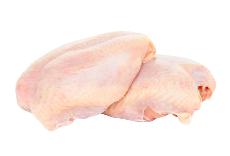Whole chicken breast — skin on — product reference photograph